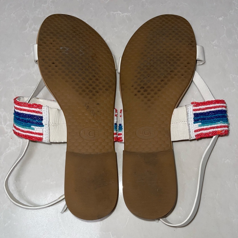UGG Verona Serape Beaded Sandals EUC - Picture 8 of 8